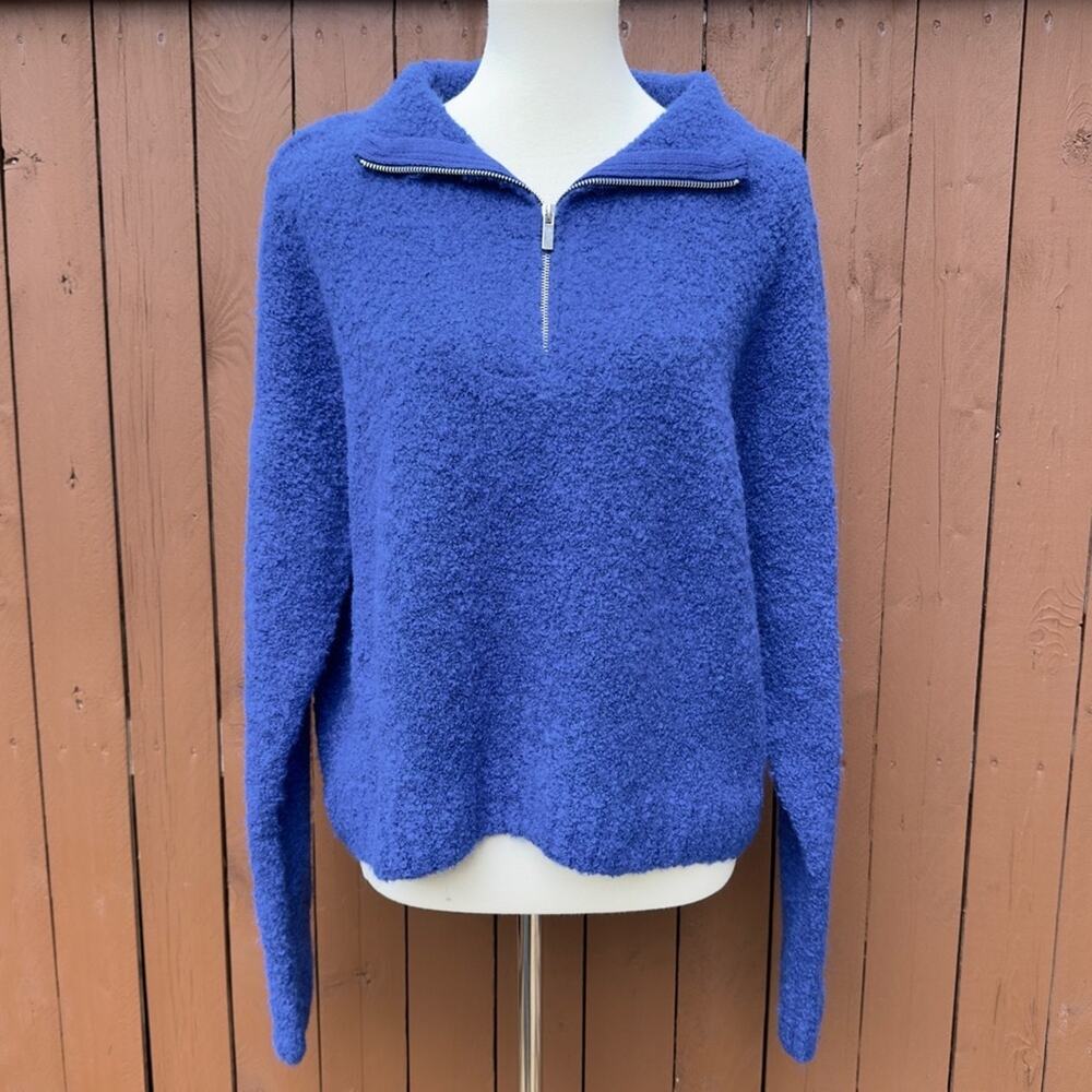 Wynter | NWT Size XL Blue Quarter Zip Sweatshirt from Stitch Fix